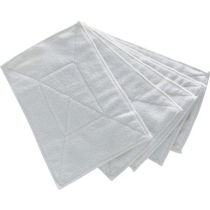 トラスコ中山 TRUSCO マイクロファイバーカラー雑巾 5枚入 白