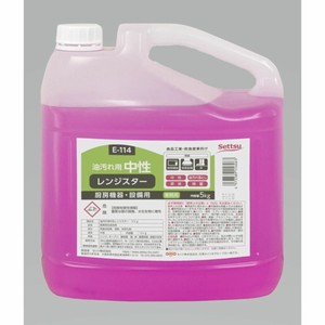 設備・機械用洗剤 セッツ 油汚れ中性レンジスター5kg×3 (E114)