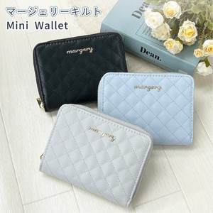 マージェリーキルト mini Wallet ラウンドファスナー財布