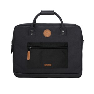 【フランス】CABAIA(カバイア)　ビジネスバッグ　防水　ノートPCポケット　スーツケース固定可　ブラック