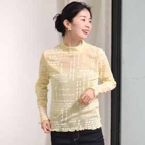 T-shirt Nylon Pudding High-Neck Cut-and-sew Made in Japan