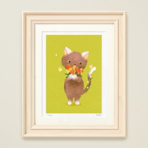 菜生アートフレーム[春とねこ]猫 インチサイズ(8×10)