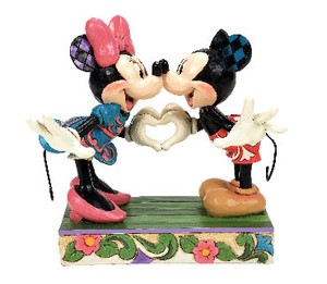 【Disney Traditions】ミッキー＆ミニー ウィズ ハートマーク
