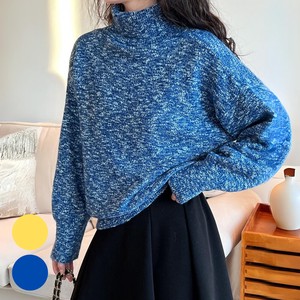 Sweater/Knitwear Pullover Knitted Mix Color Spring/Summer Turtle Neck