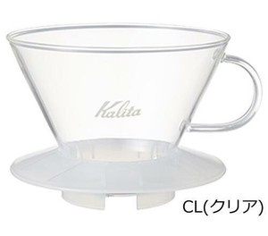 Kalita(カリタ)　ガラスドリッパー　WDG-185　05112・CL(クリア)