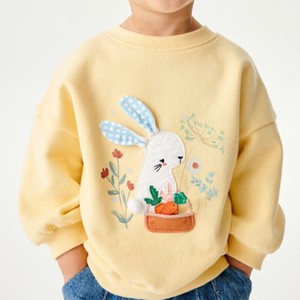 Kids' 3/4 - Long Sleeve Shirt/Blouse Sweatshirt Rabbit Spring Kids