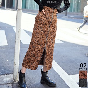 Skirt Puffy Jacquard Floral Pattern 【2023NEWPRODUCT♪】