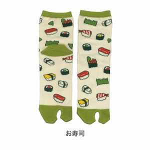 【日本製】和柄 足袋靴下 Tabi socks タビ ソックス【お寿司】
