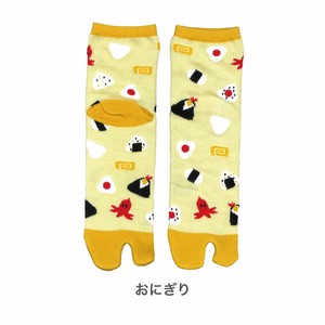 【日本製】和柄 足袋靴下 Tabi socks タビ ソックス【おにぎり】