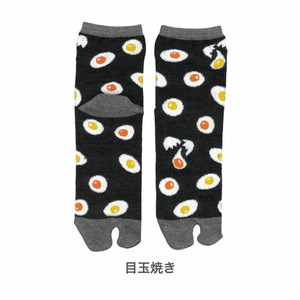 【日本製】和柄 足袋靴下 Tabi socks タビ ソックス【目玉焼き】