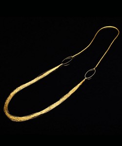 Plain Gold Chain Necklace 2-way Made in Japan