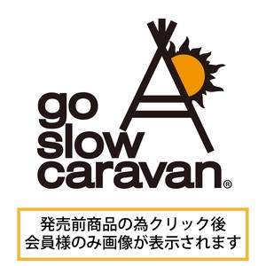 【2024SS新作①】go slow caravan 　オックス前立て刺繍 R/Gシャツ