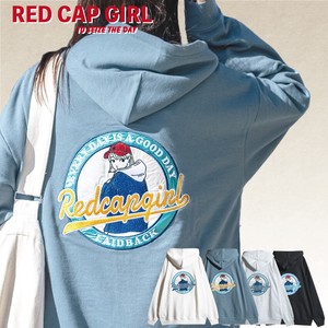 【SPECIAL PRICE】RED CAP GIRL 裏毛 バックサテン刺繍 フルZIP パーカー