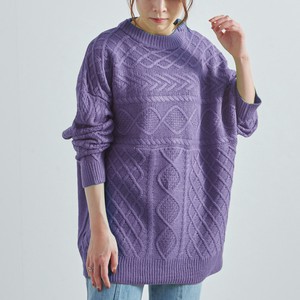 Sweater/Knitwear Patchwork Pullover Bottle Neck High-Neck Autumn/Winter