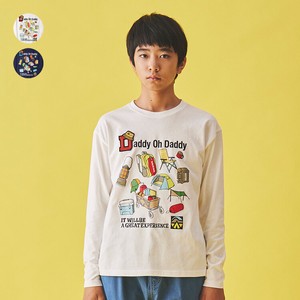 Kids' 3/4 Sleeve T-shirt Gift Colorful 140cm ~ 160cm Made in Japan