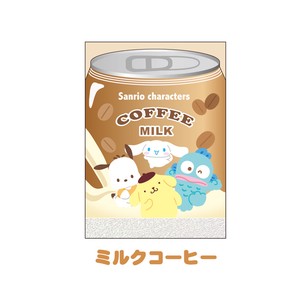サンリオキャラクターズ　ダイカットミニメモ　ミルクコーヒー