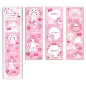 Stickers Sticker Frame Pink Sanrio Characters