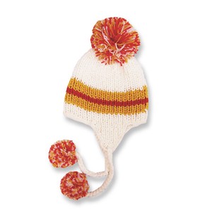 Babies Hat/Cap Knitted Border Kids Autumn/Winter