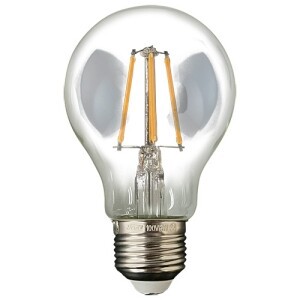LEDフィラメント電球 一般電球形 A形 クリア E26口金 2700K 調光対応 白熱電球40W相当 TZA60E26C-4-100/27