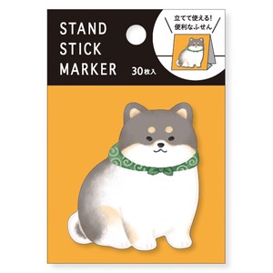 Sticky Notes Stand Shiba Dog Stick Marker