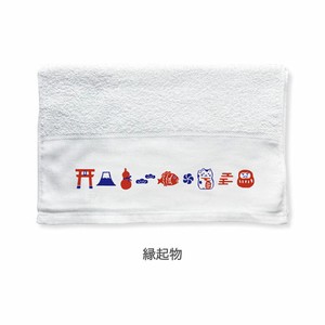 Hand Towel Gauze Towel Pudding Senshu Towel Lucky Charm Made in Japan