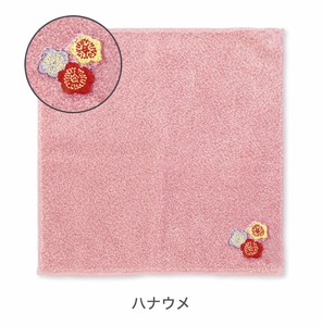 Imabari towel Towel Handkerchief Organic Lucky Charm Cotton Embroidered Made in Japan