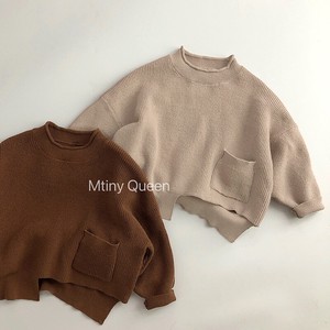 Kids' Sweater/Knitwear Design Pocket Spring M Kids