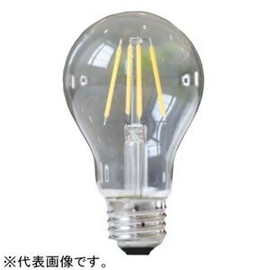 LED電球 フィラメント電球タイプ 3.8W 400lm 電球色 E26口金 PY600110-04C