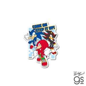 ソニック ダイカットステッカー STEP IT UP! SEGA セガ Sonic ソニックシリーズ キャラクター SONIC09