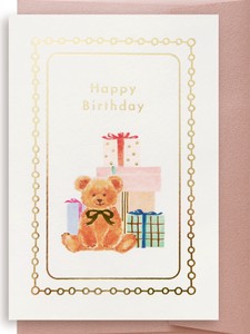Greeting Card Bear COFFRET