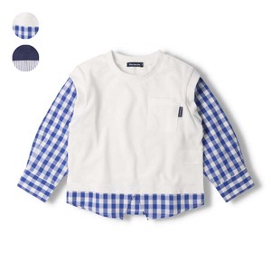 Kids' 3/4 - Long Sleeve Shirt/Blouse Stripe Checkered
