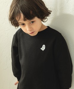Kids' Full-Length Pant Sweatshirt Brushed Lining Embroidered