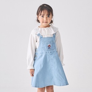 Kids' Skirt Flare Stretch Embroidered Jumper Skirt