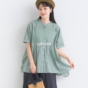 Button Shirt/Blouse Patchwork Switching
