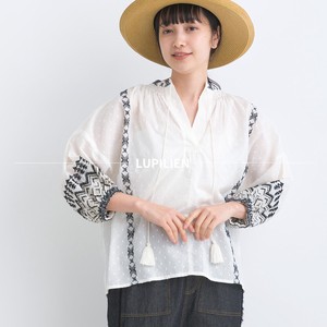 Pre-order Button Shirt/Blouse Embroidered Natulan Listed