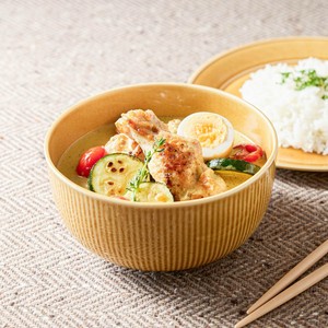 深山(miyama.) スープのカレー皿 スープボウル ブラウン(ラッカ15.5cmボウル)[日本製/美濃焼/洋食器]