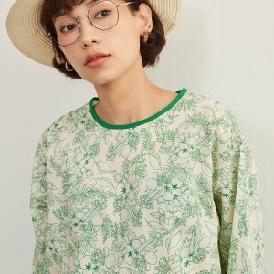 Button Shirt/Blouse Pullover Pudding Long Sleeves Spring/Summer Tops