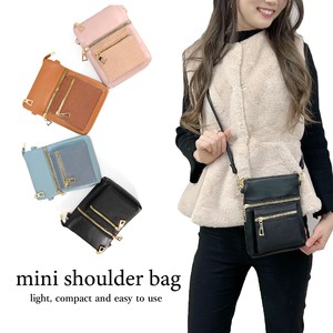 Shoulder Bag Mini Plain Color Lightweight Ladies' Small Case Men's
