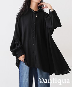 Antiqua Button Shirt/Blouse Long Sleeves Tops Ladies' Popular Seller