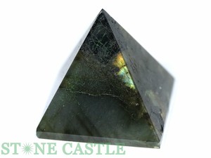 ☆一点物☆【置き石】ピラミッド型 ラブラドライト No.41 【天然石 パワーストーン】