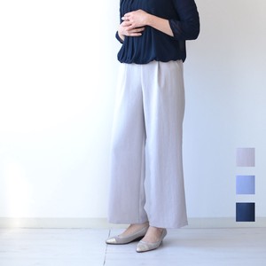 Full-Length Pant Twill Stretch Wide Straight Made in Japan