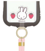 Phone Decorative Item Series Miffy Strawberry Chocolate