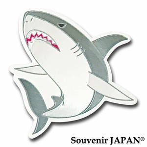 【ホイルマグネット】サメ  ダイカットマグネット【お土産向け商品】