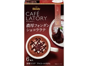 AGF カフェラトリースティック フォンダンショコラ 6本 x6【コーヒー】【インスタント】