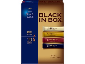 AGF 贅沢な珈琲店 ブラックインボックス 焙煎アソート 20本 x6【コーヒー】