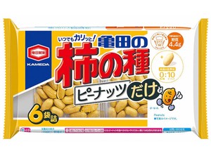 亀田製菓 柿の種 ピーナッツだけ 6袋詰 135g x12【スナック】【おつまみ】
