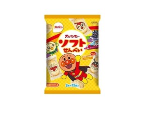 栗山米菓 アンパンマンのソフトせんべい 13袋 x12【米菓】