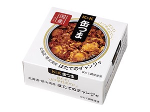 K&K 缶つま 北海道・噴火湾産ほたてのチャンジャ 45g x6【缶詰】【おつまみ】