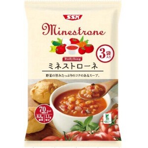 SSK デイリースープミネストローネ3袋 160gx3 x20【スープ】