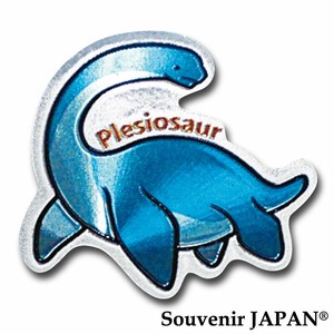 【ホイルマグネット】プレシオサウルス  ダイカットマグネット【お土産・インバウンド向け商品】